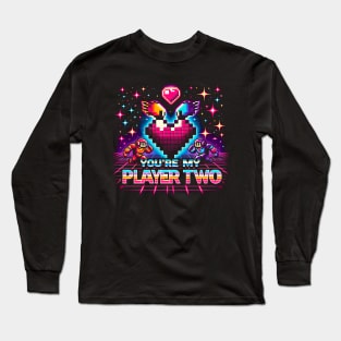 Retro Arcade Love Long Sleeve T-Shirt